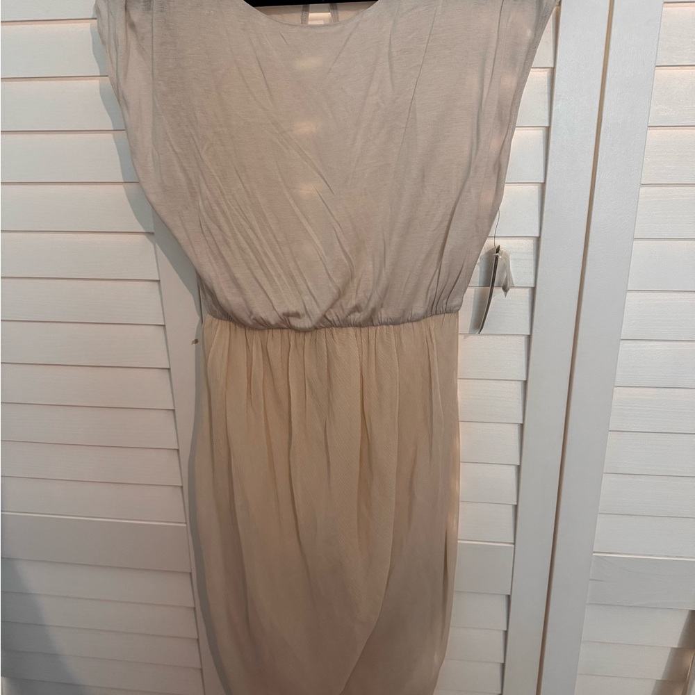Alice + Olivia Cream Midi Dress